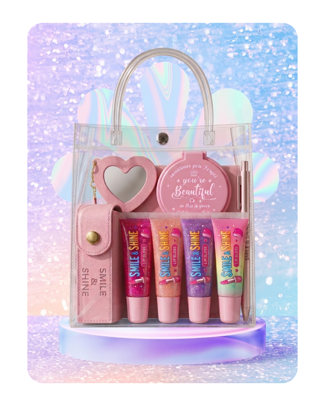 Smile & Shine  Beauty Tote Set